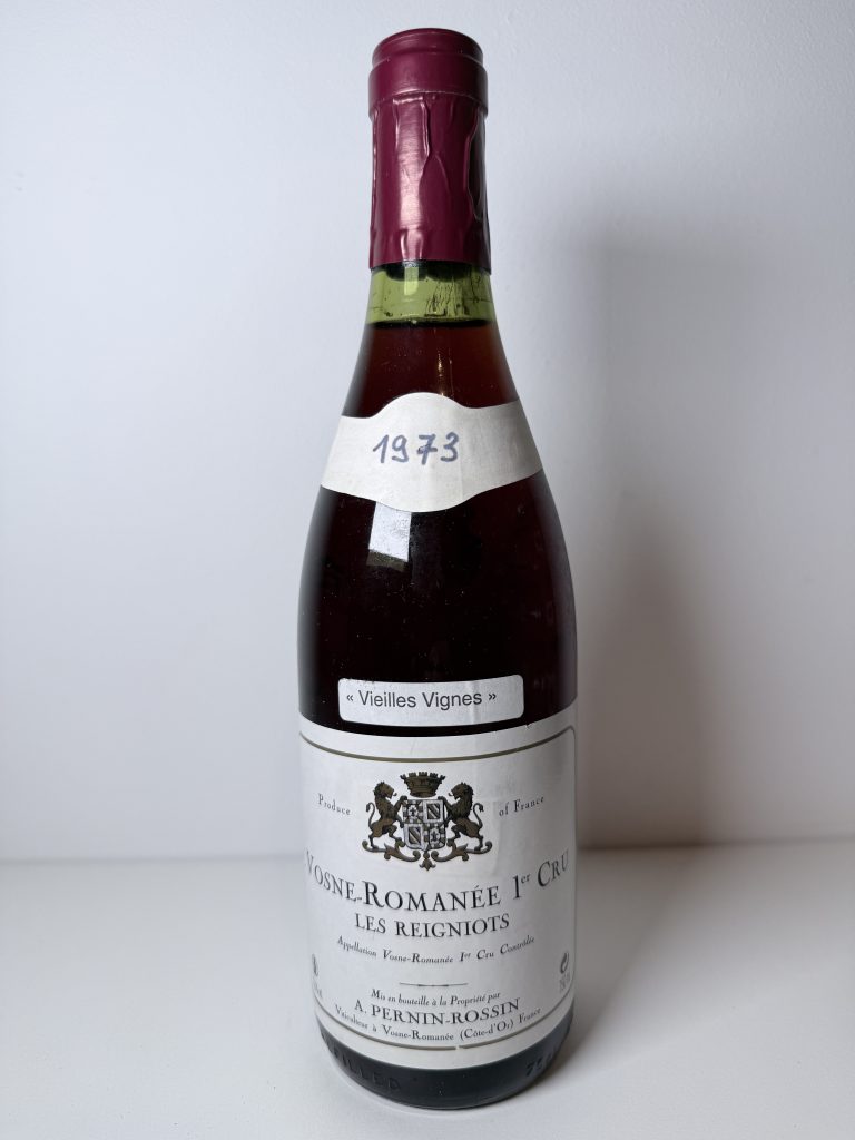Vosne-Romanée 1er Cru Reignots 1973 Pernin-Rossin