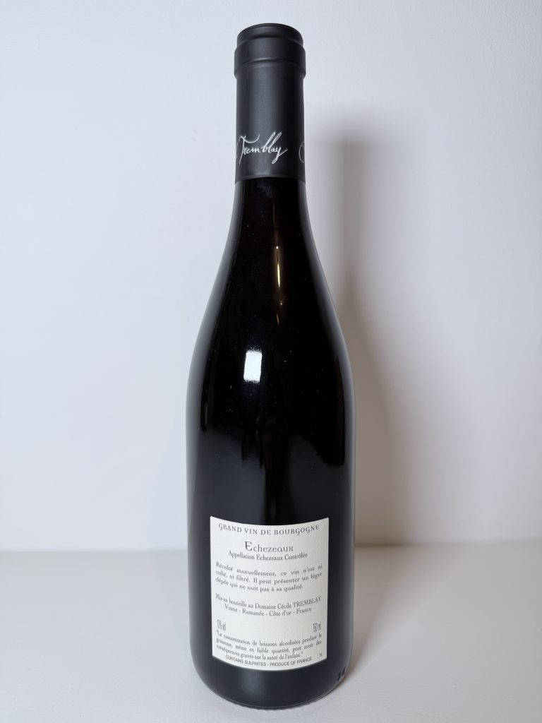 Échezeaux Grand Cru du Dessus 2023 Cécile Tremblay