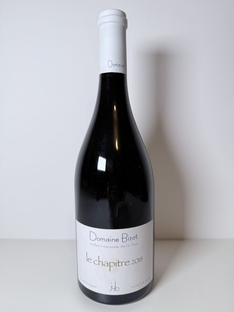 Bourgogne Le Chapitre 2018 Domaine Bizot