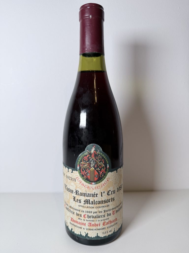 Vosne-Romanee 1er Cru Aux Malconsorts 1987 Domaine Cathiard