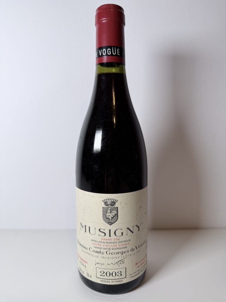 Musigny Grand Cru 2003 Domaine Comte Georges de Vogüé