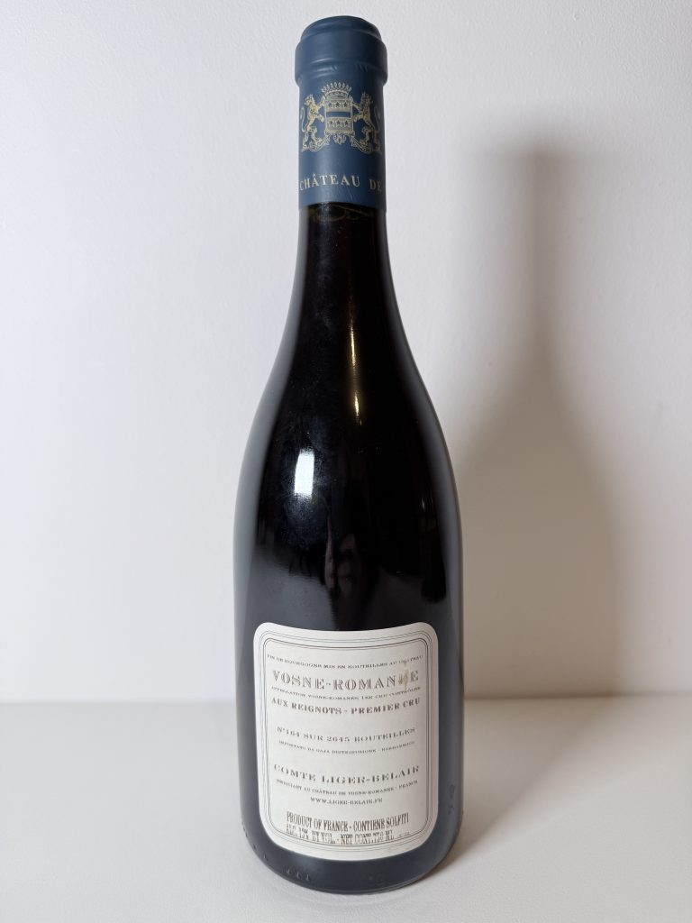 Vosne-Romanee 1er Cru Aux Reignots 2008 Domaine Comte Liger-Belair