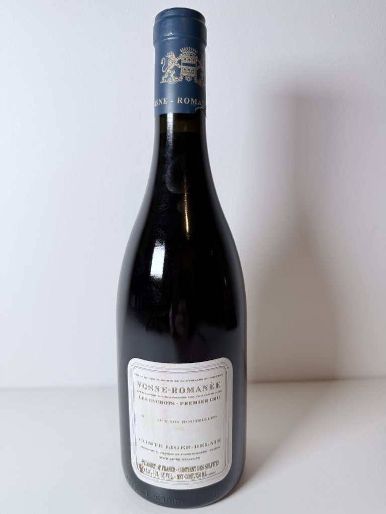 Vosne-Romanee 1er Cru Les Suchots 2013 Domaine Comte Liger-Belair