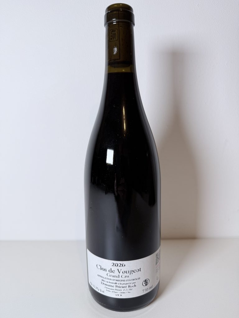 Clos de Vougeot Grand Cru 2020 Domaine Prieure Roch