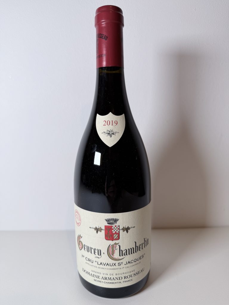 Gevrey-Chambertin 1er Cru Lavaux Saint-Jacques 2019 Domaine Armand Rousseau