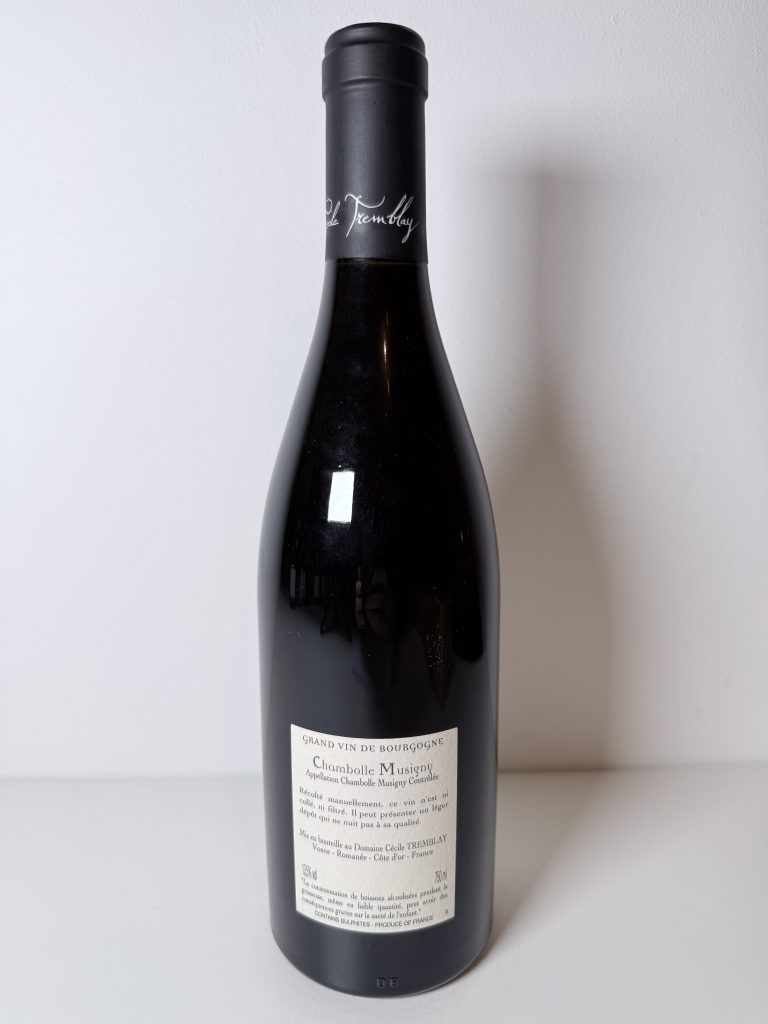 Chambolle-Musigny Les Cabottes 2019 Domaine Cécile Tremblay