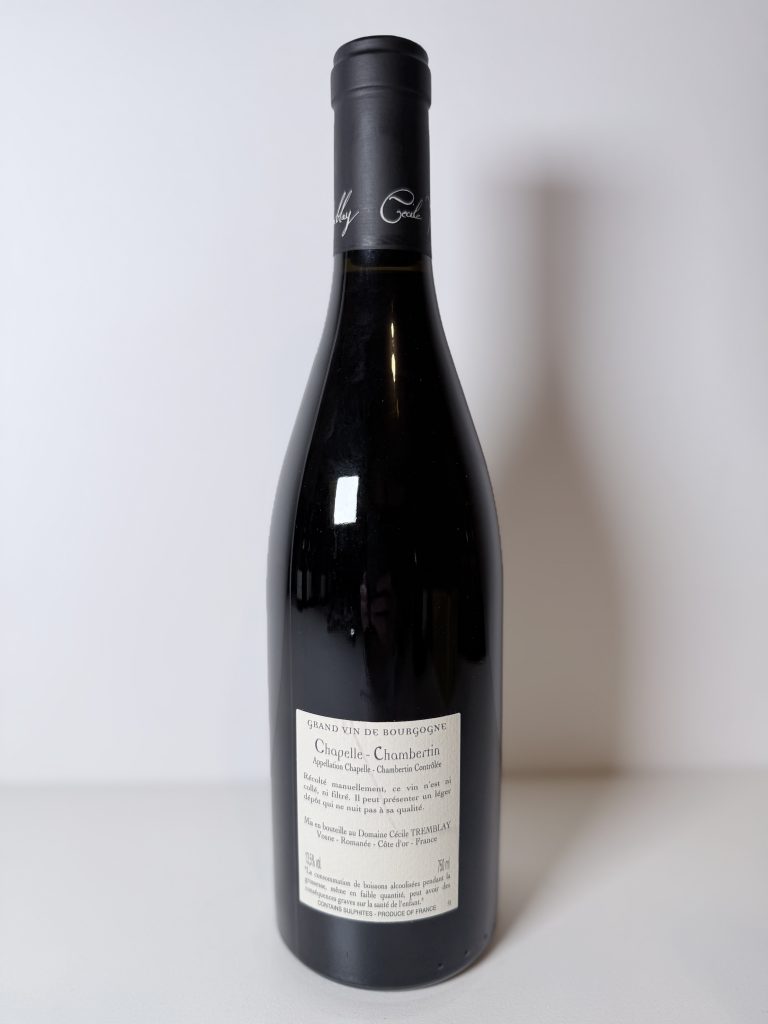 Chapelle-Chambertin Grand Cru 2020 Domaine Cécile Tremblay