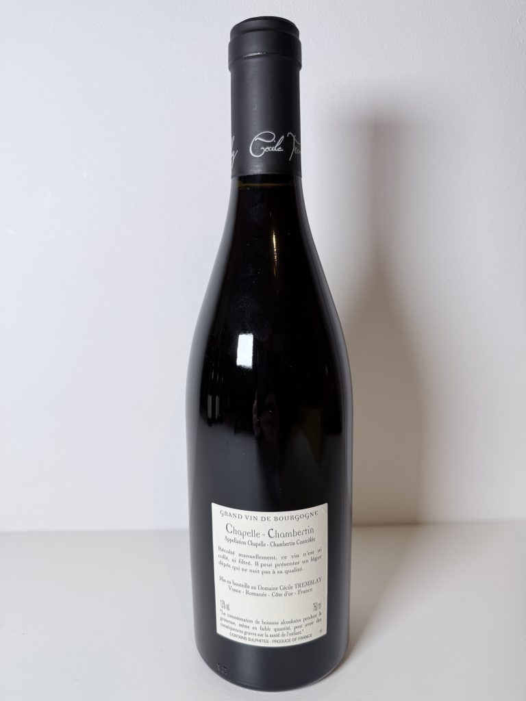 Chapelle-Chambertin Grand Cru 2021 Domaine Cécile Tremblay