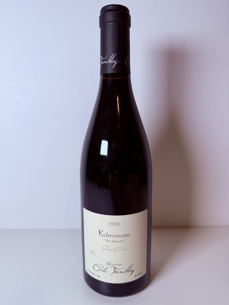 Échézeaux Grand Cru Du Dessus 2020 Domaine Cécile Tremblay