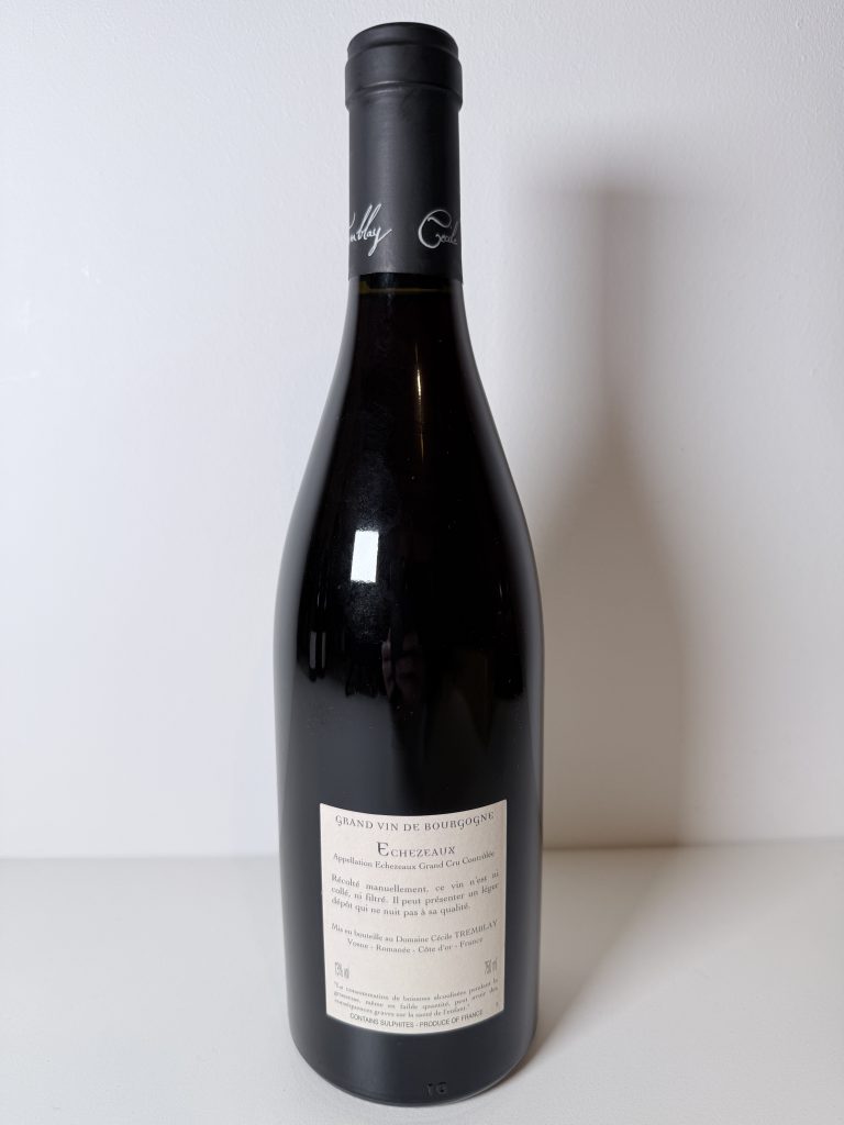 Échézeaux Grand Cru Du Dessus 2021 Domaine Cécile Tremblay