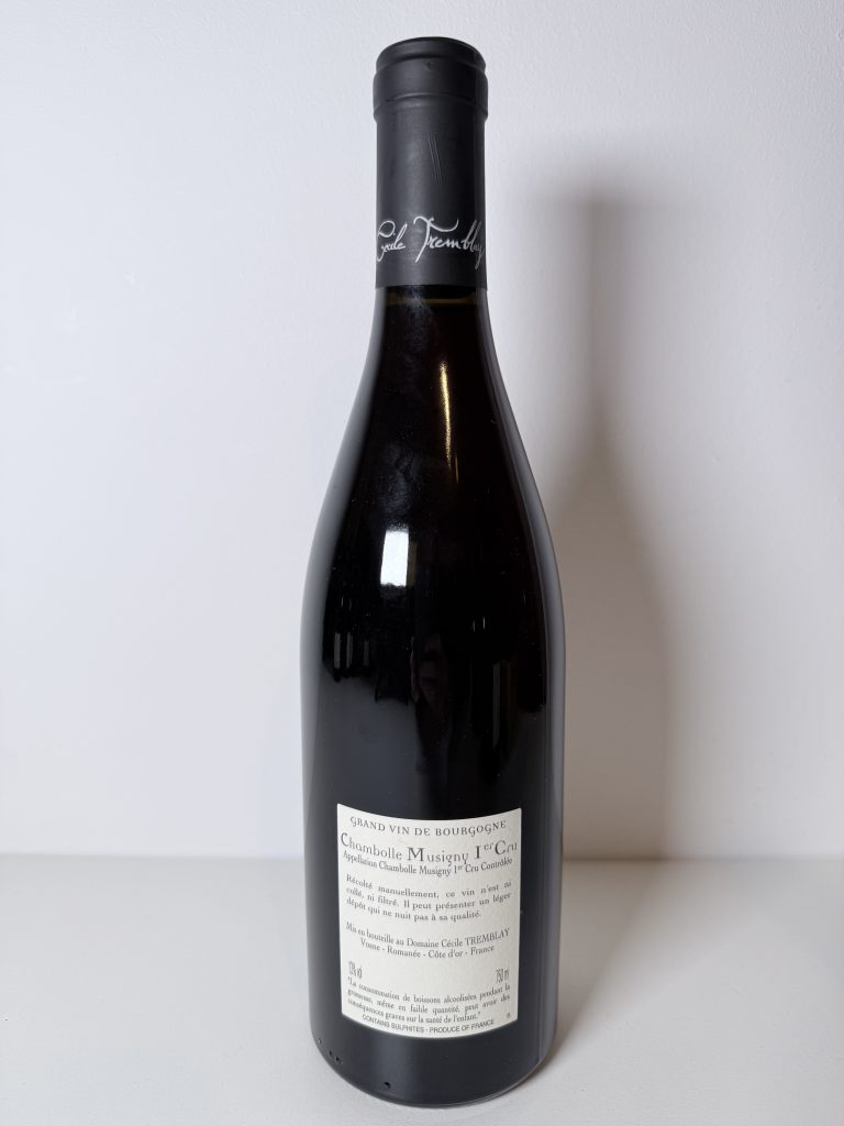 Chambolle-Musigny 1er Cru Les Feusselottes 2021 Domaine Cécile Tremblay