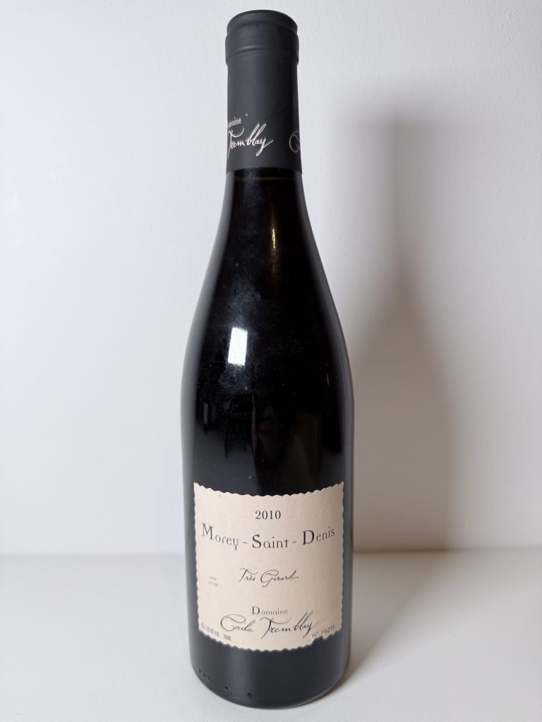 Morey-Saint-Denis Très Girard 2010 Domaine Cécile Tremblay