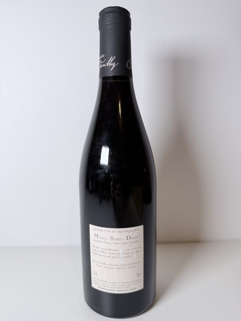 Morey-Saint-Denis Très Girard 2010 Domaine Cécile Tremblay