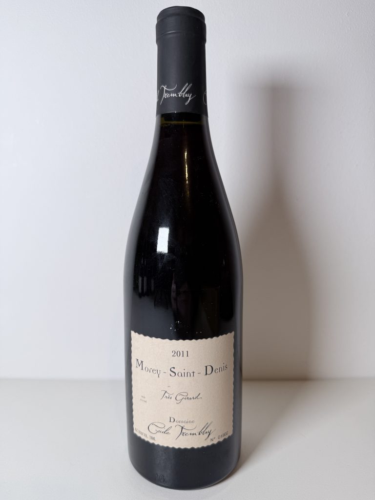 Morey-Saint-Denis Très Girard 2011 Cécile Tremblay
