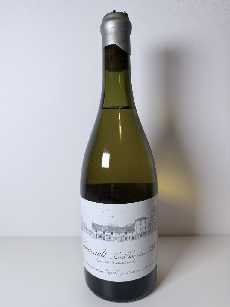 Meursault Les Narvaux 2000 Domaine d’Auvenay