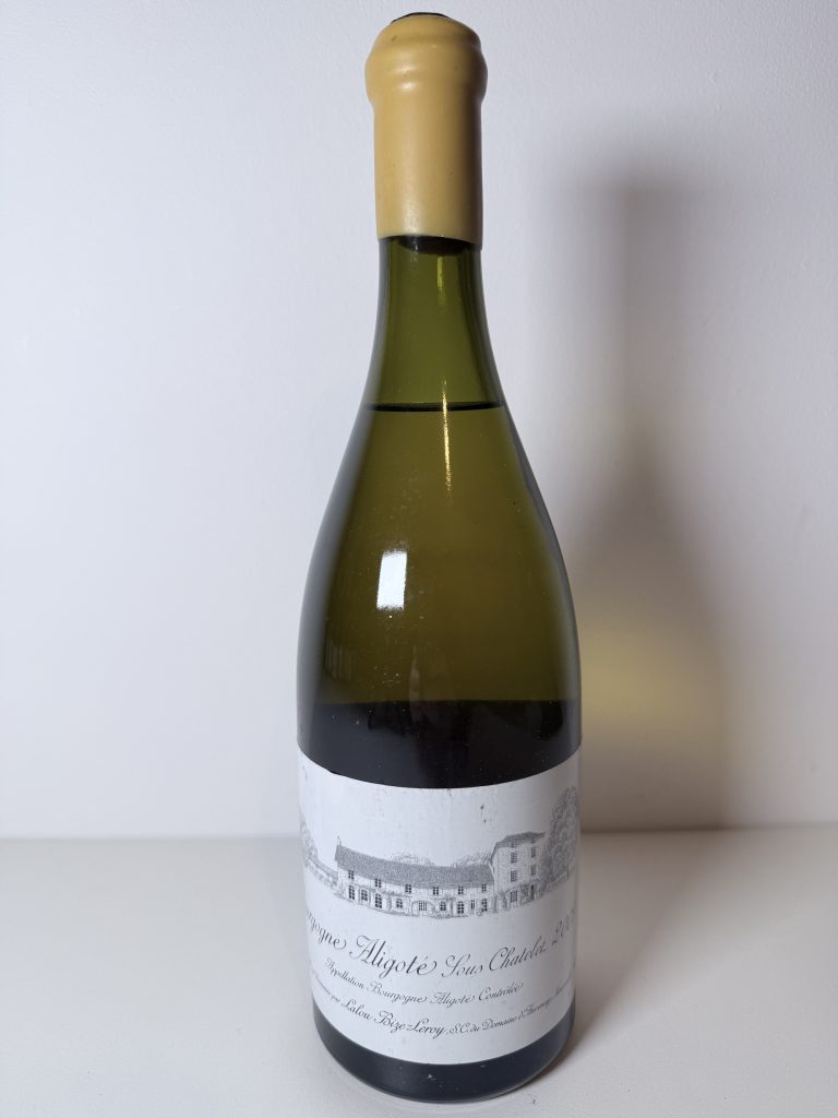 Bourgogne Aligoté Sous Châtelet 2009 Domaine d’Auvenay