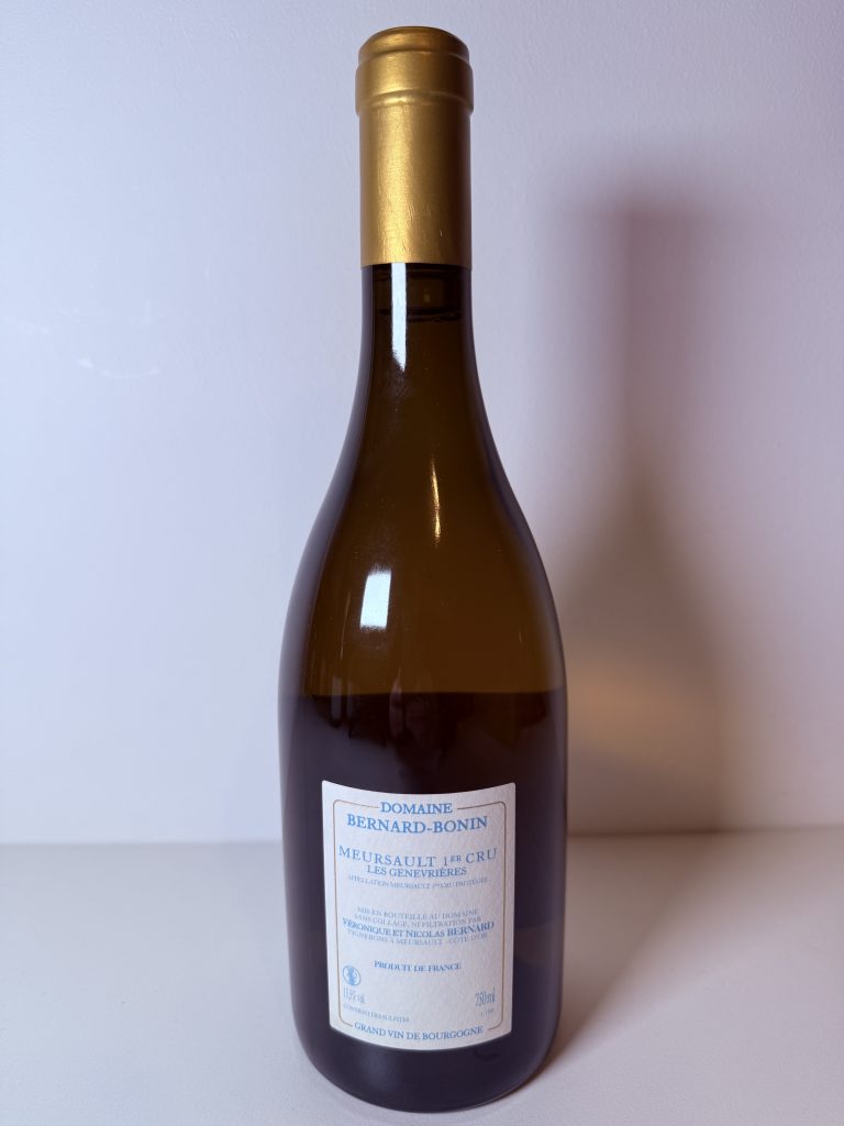Meursault 1er Cru Genevrières 2017 Bernard-Bonin