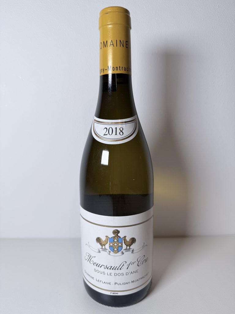 Meursault 1er Cru Sous le Dos d’Âne 2018 Domaine Leflaive