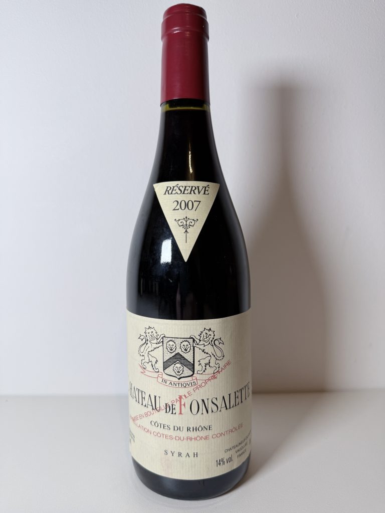 Côtes-du-Rhône Syrah 2007 Château de Fonsalette