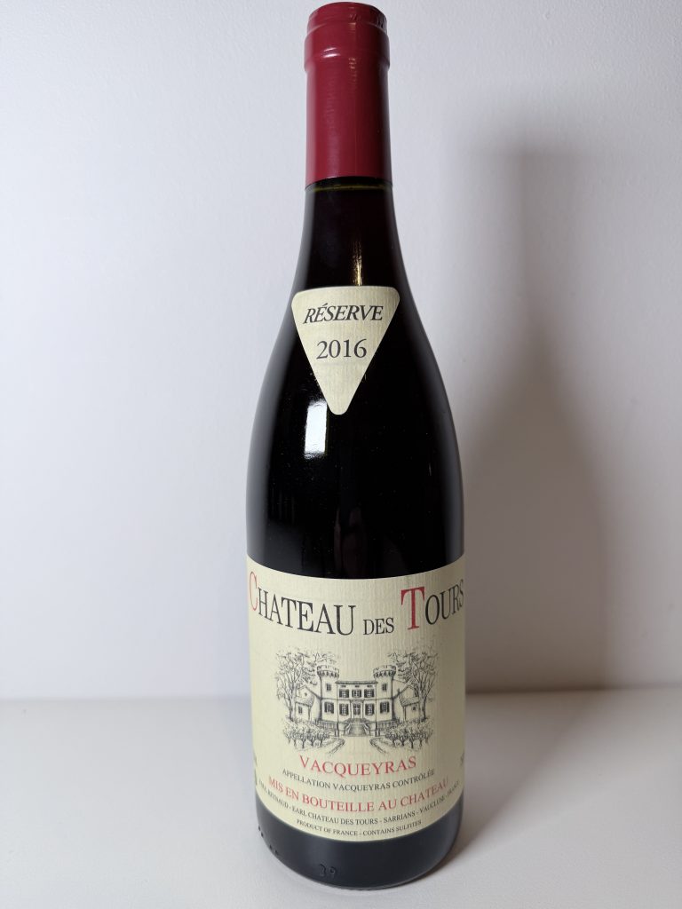 Vacqueyras 2016 Château des Tours