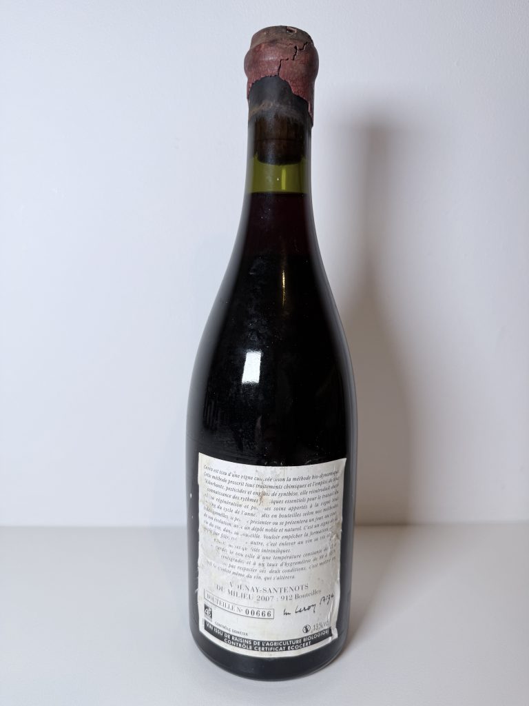 Volnay 1er Cru Santenots du Milieu 2007 Domaine Leroy