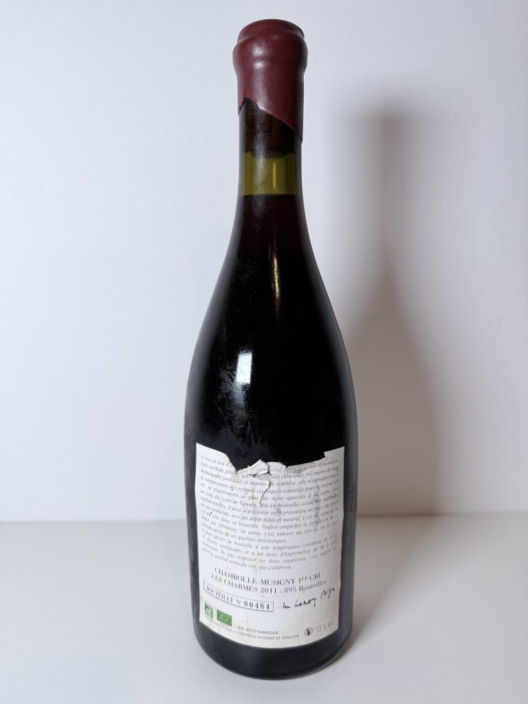 Chambolle-Musigny 1er Cru Les Charmes 2011 Domaine Leroy