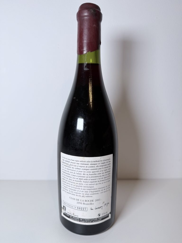 Clos de la Roche Grand Cru 2005 Domaine Leroy