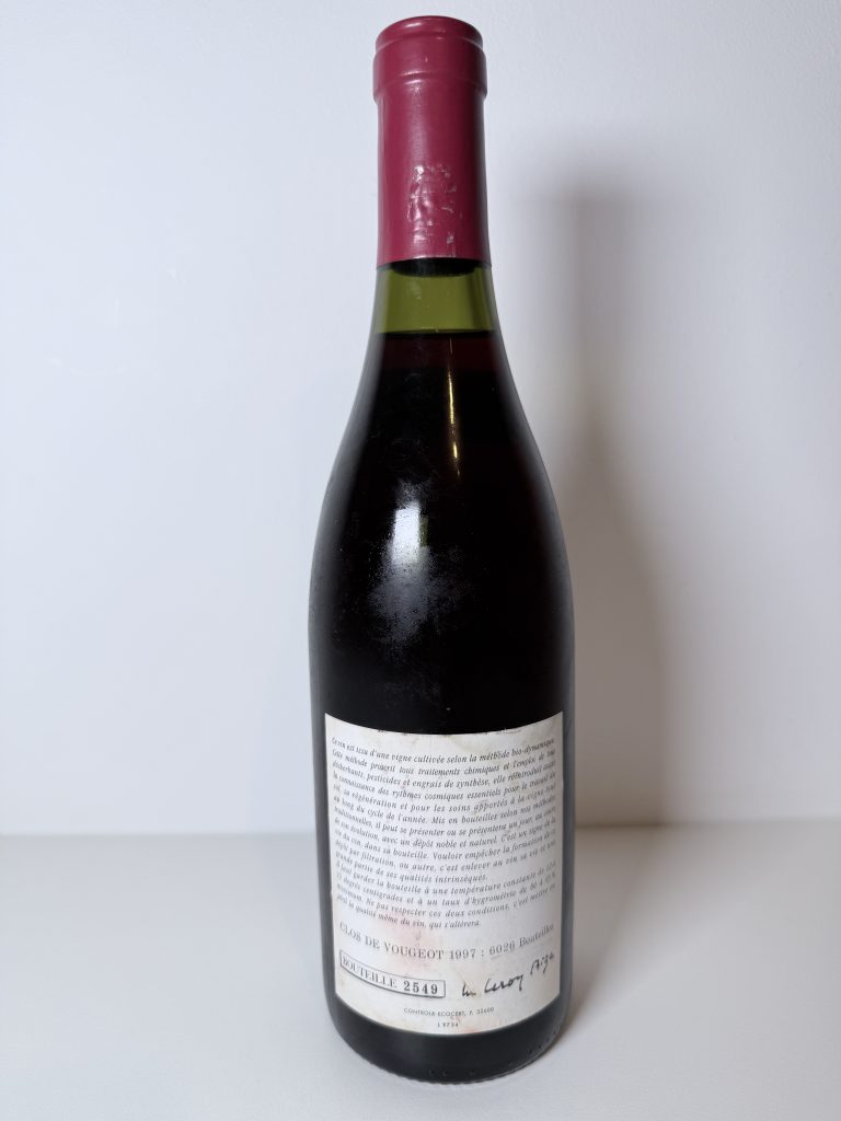 Clos Vougeot Grand Cru 1997 Domaine Leroy