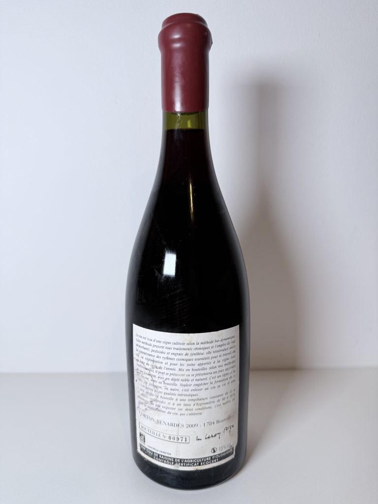 Corton Grand Cru Les Renardes 2009 Domaine Leroy