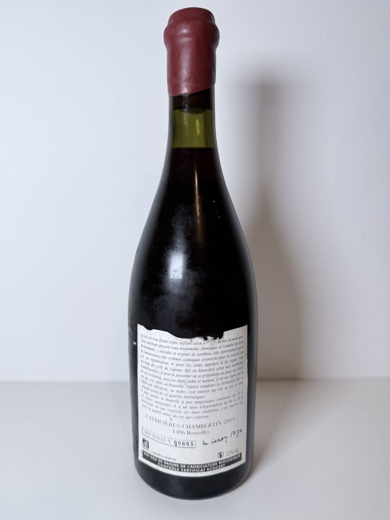Latricières-Chambertin Grand Cru 2009 Domaine Leroy