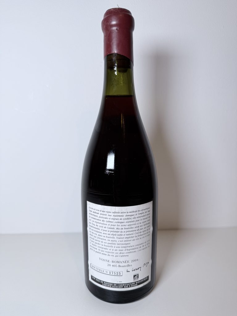 Vosne-Romanée 2004 Domaine Leroy