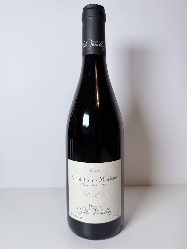 Chambolle-Musigny 1er Cru Les Feusselottes 2023 Cécile Tremblay