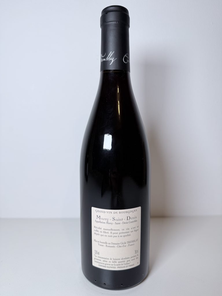 Morey-Saint-Denis Très Girard 2019 Cécile Tremblay