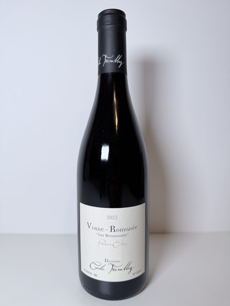Vosne-Romanée 1er Cru Les Beaumonts 2023 Cécile Tremblay