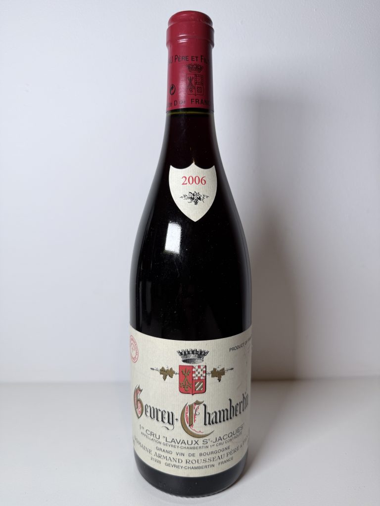 Gevrey-Chambertin 1er Cru Lavaux-Saint-Jacques 2006 Domaine Armand Rousseau​