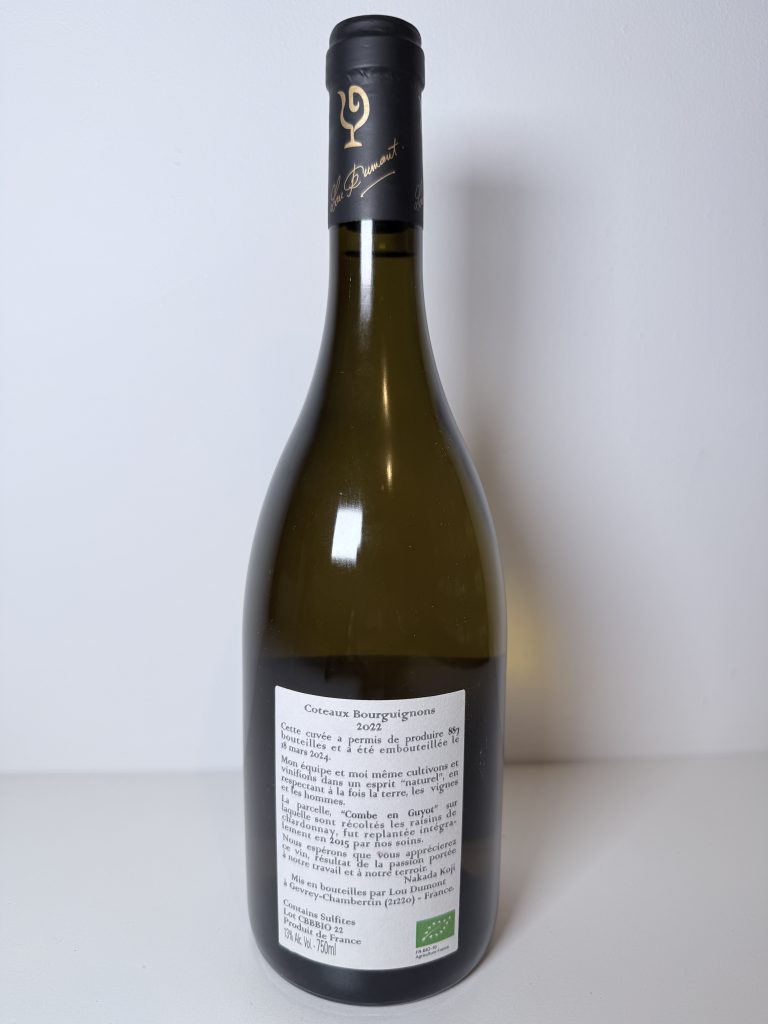 Coteaux Bourguignons Chardonnay 2022 Koji et Jae Hwa​