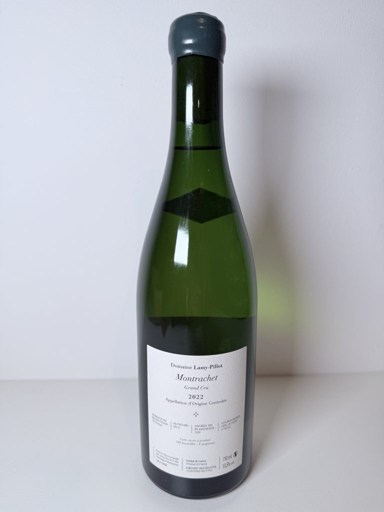 Montrachet Grand Cru 2022 Domaine Lamy-Pillot