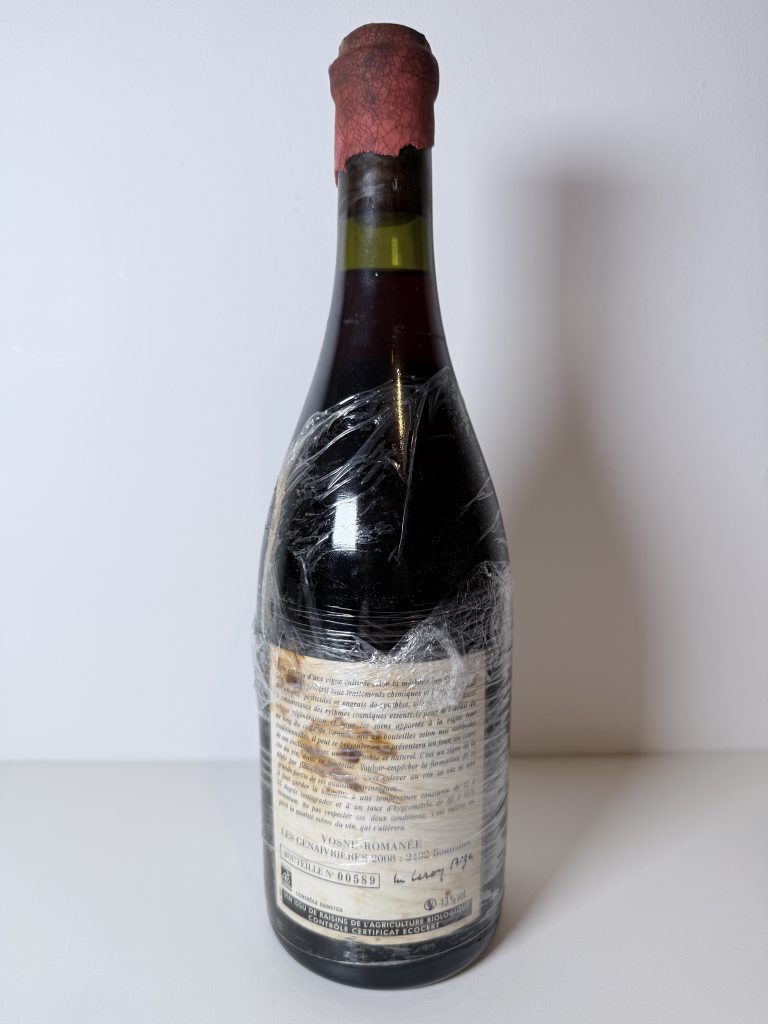 Vosne-Romanée Les Genaivrières 2008 Domaine Leroy