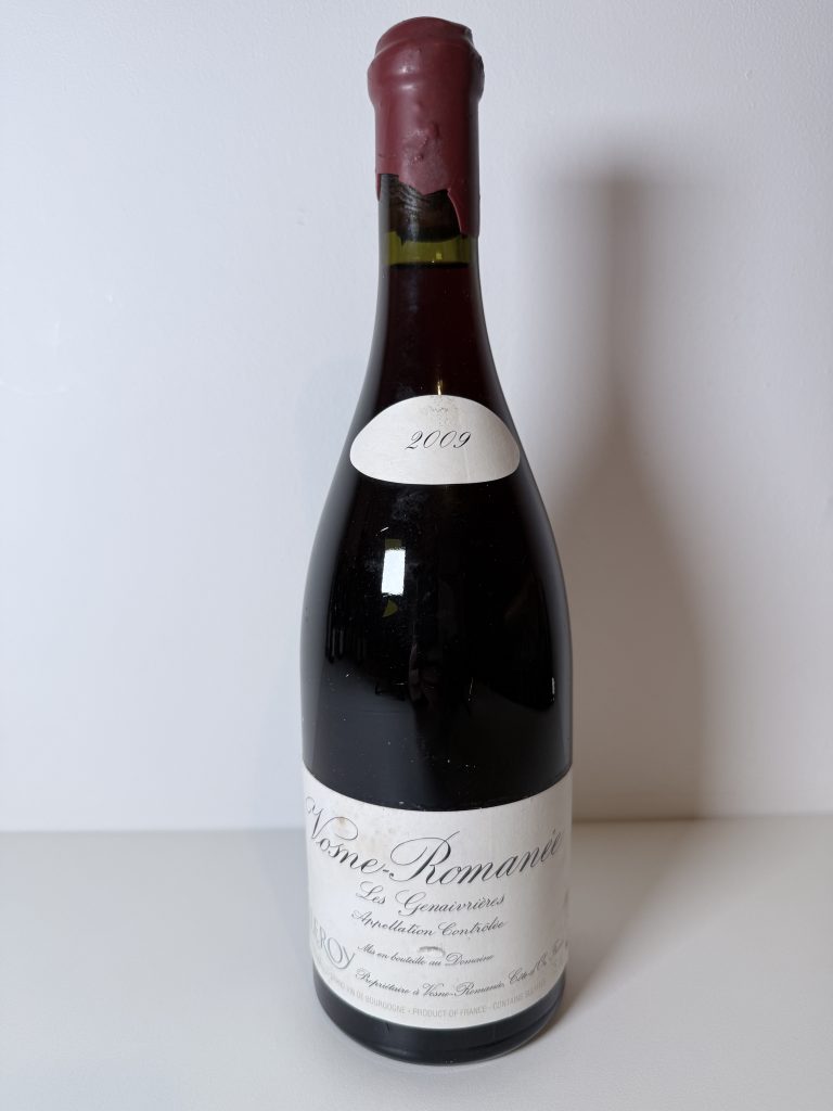 Vosne-Romanée Les Genaivrières 2009 Domaine Leroy