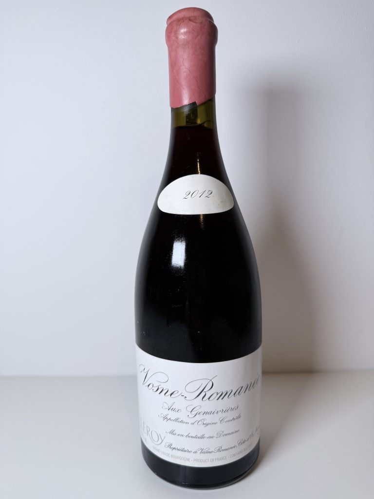 Vosne-Romanée Les Genaivrières 2012 Domaine Leroy