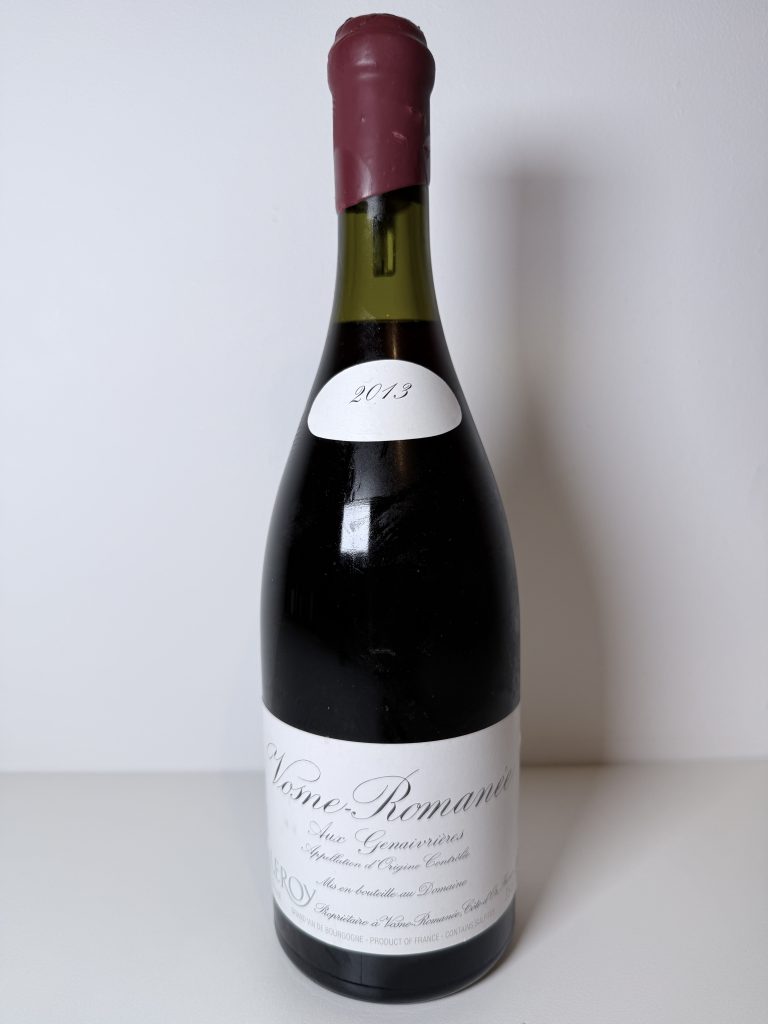 Bouteille Vosne-Romanée Les Genaivrières 2013 Domaine Leroy