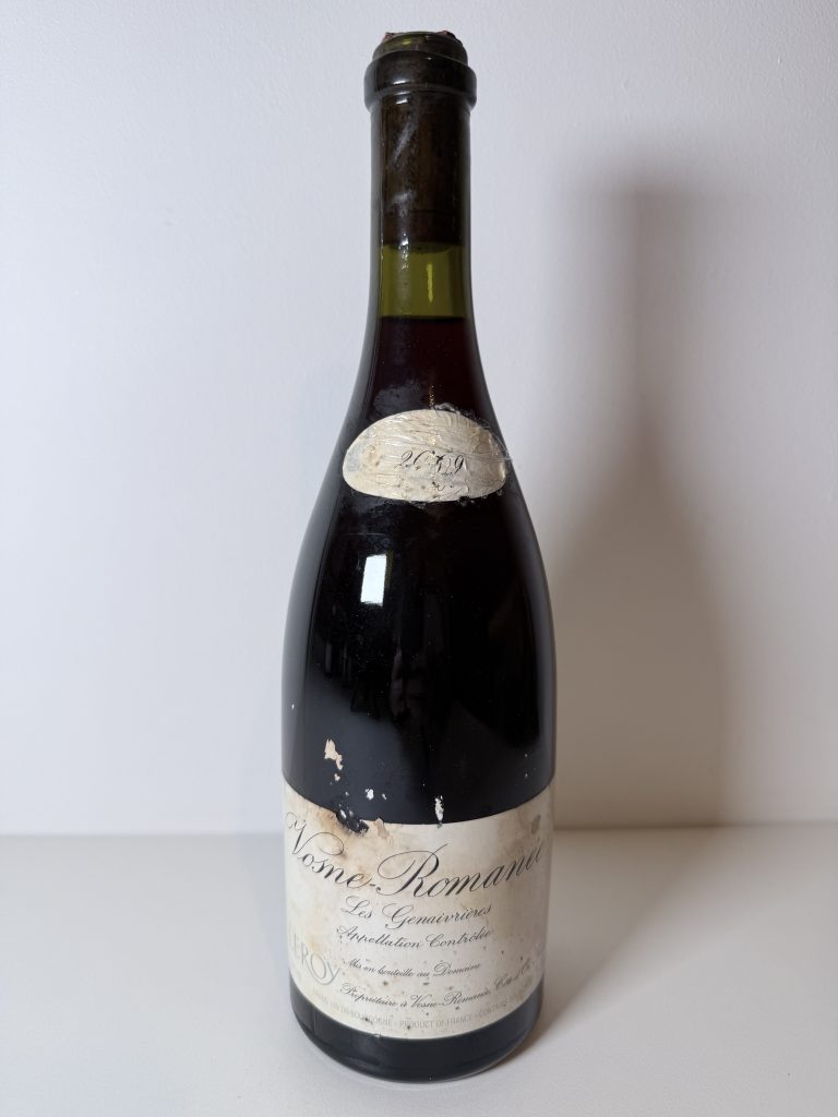 Vosne-Romanée Les Genaivrières 2009 Domaine Leroy
