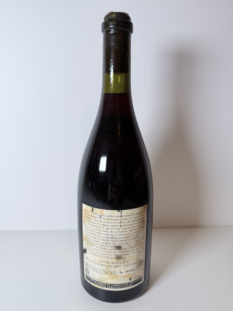 Vosne-Romanée Les Genaivrières 2009 Domaine Leroy