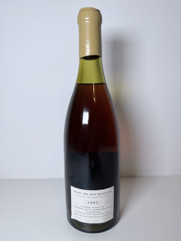 Marc de Bourgogne 1985 Domaine de la Romanée-Conti