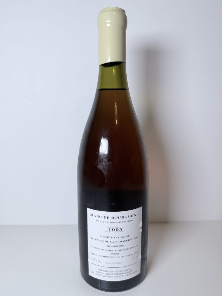 Marc de Bourgogne 1995 Domaine de la Romanée-Conti