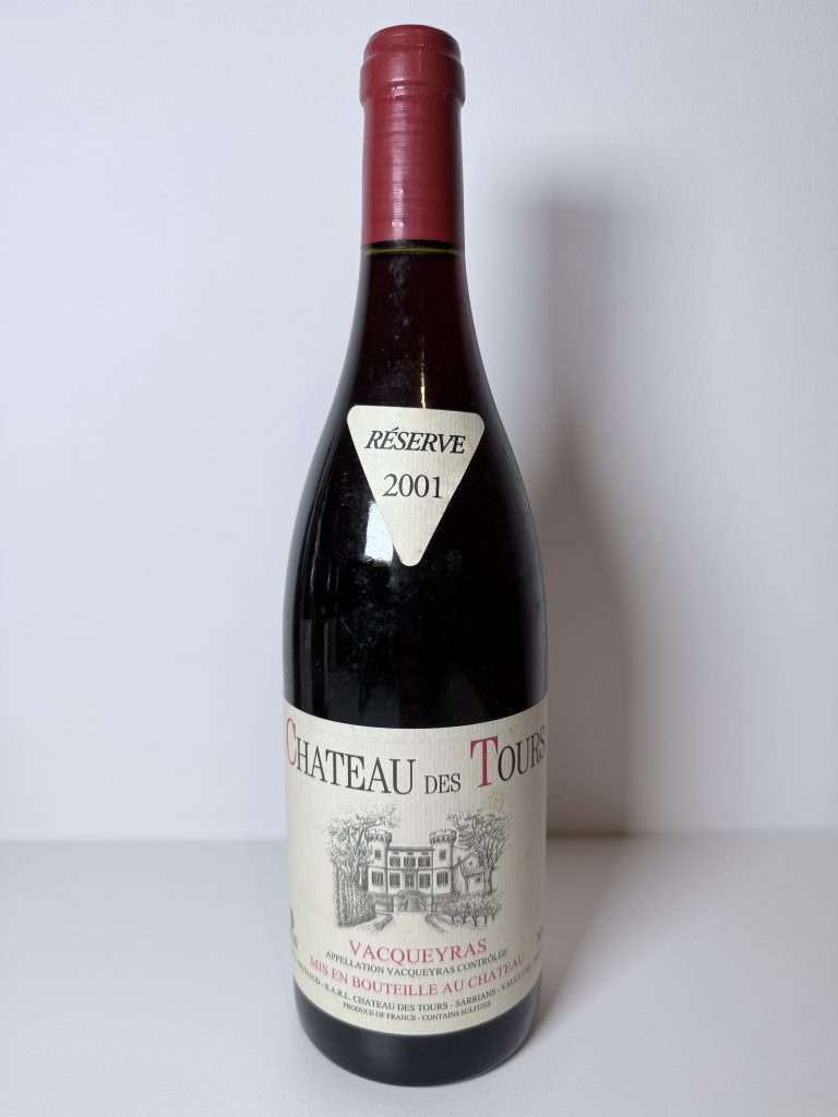 Vacqueyras 2001 Château des Tours