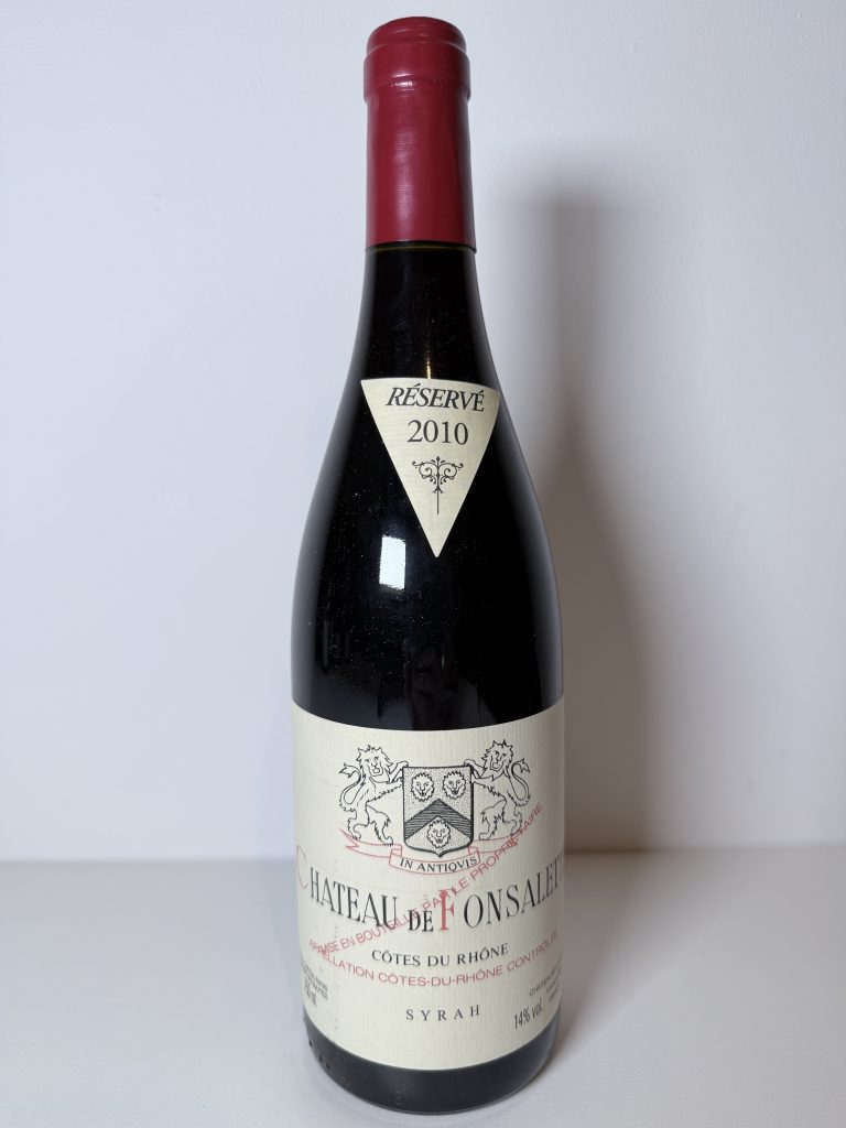 Côtes-du-Rhône Cuvée Syrah 2010 Château de Fonsalette​