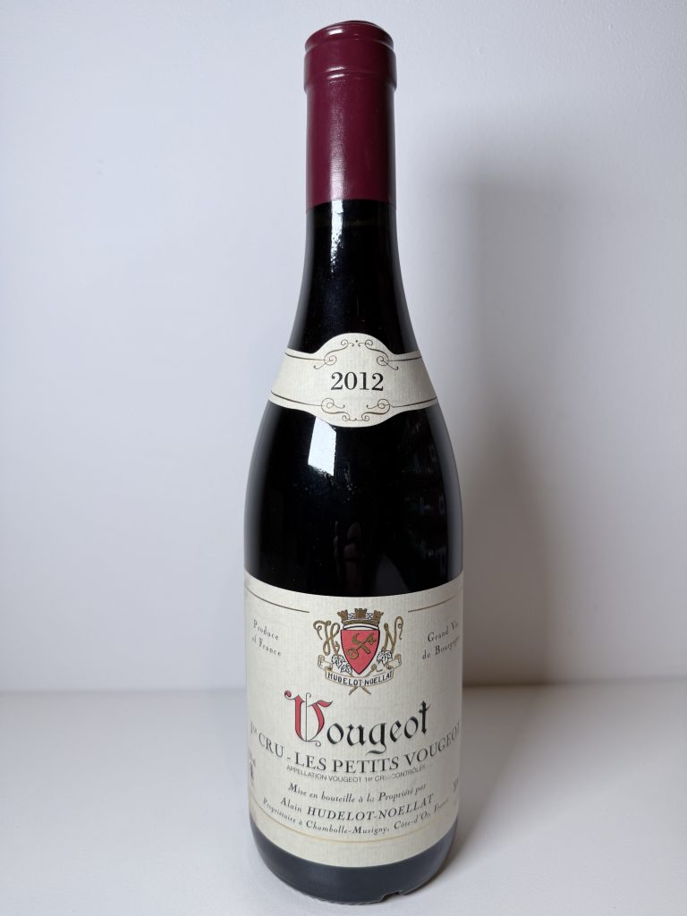 Vougeot 1er Cru Les Petits Vougeots 2012 Domaine Hudelot-Noëllat