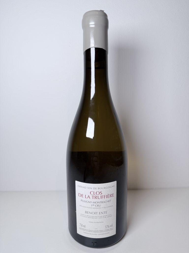 Puligny-Montrachet 1er Cru Clos de la Truffière 2020 Benoît Ente