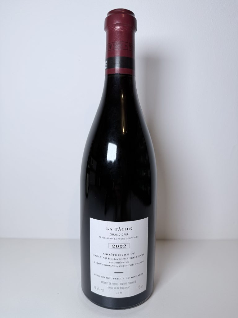 La Tâche Grand Cru 2022 Domaine de la Romanée-Conti